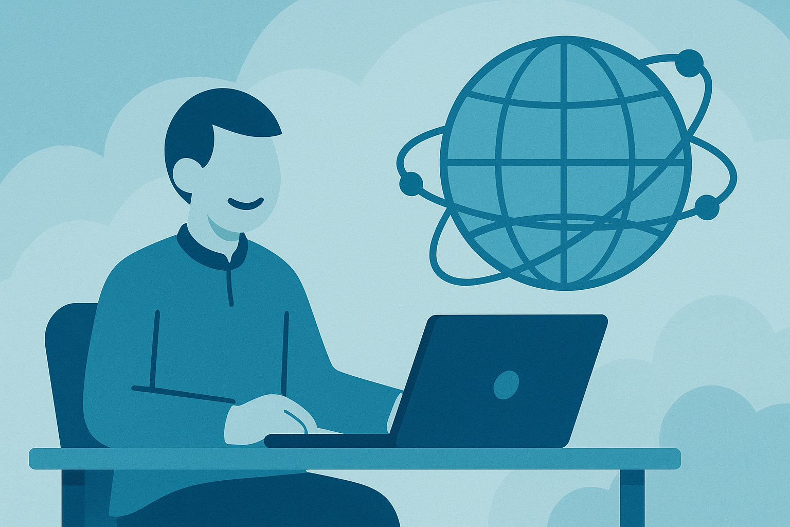 Visualisasi Pilar Utama Kerja Remote Internasional